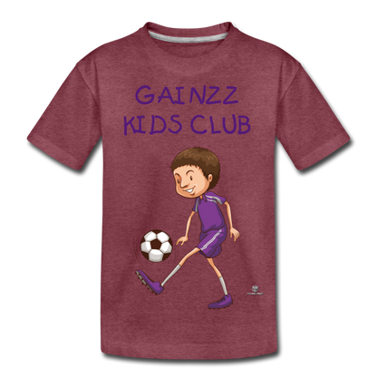 Kids' Premium T-Shirt - heather burgundy